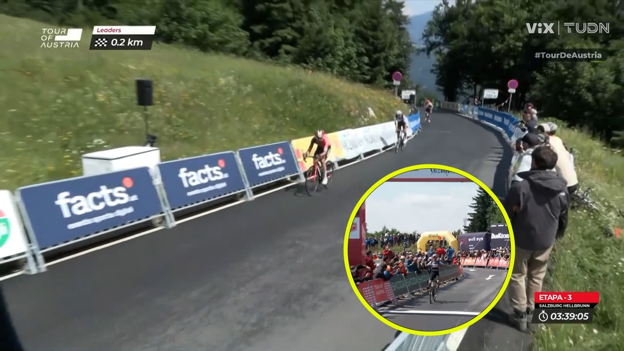 Isaac del Toro gana la tercera etapa del Tour de Austria 