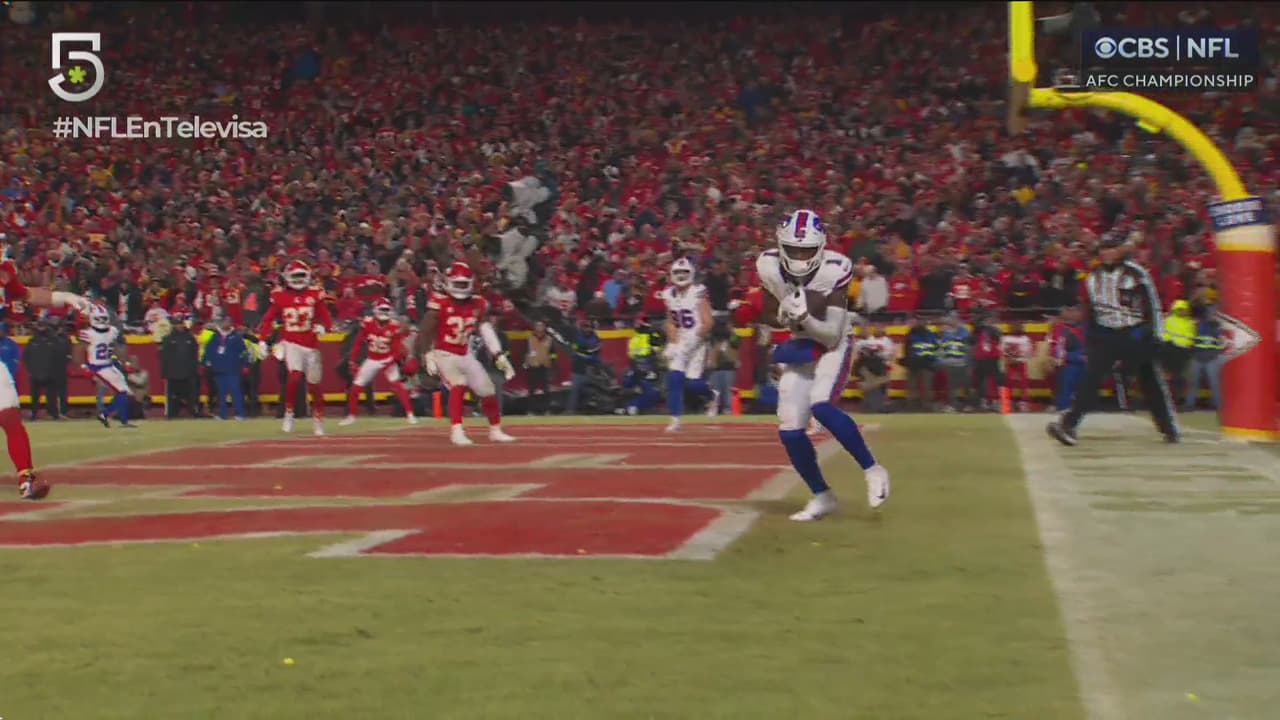 ¡Se empata el partido en Kansas City! TD de Curtis Samuel