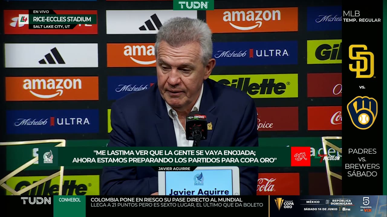 Vasco Aguirre sale a conferencia y explica por qué México perdió vs. Suiza